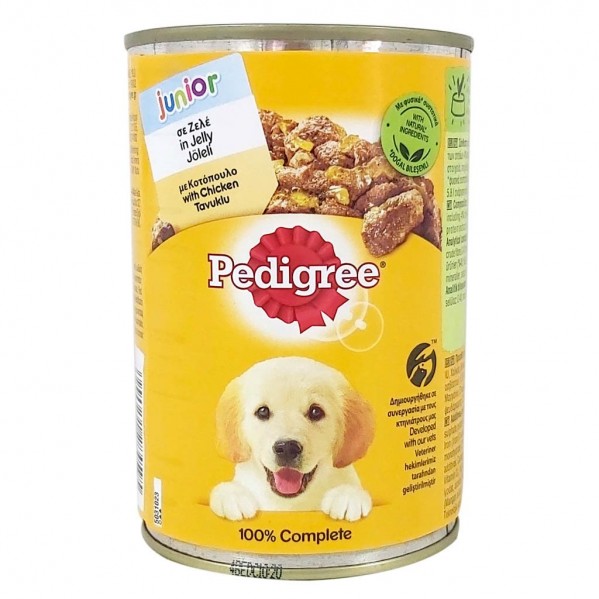 PEDİGREE TAVUKLU YAVRU KÖPEK KONSERVE 400 GR